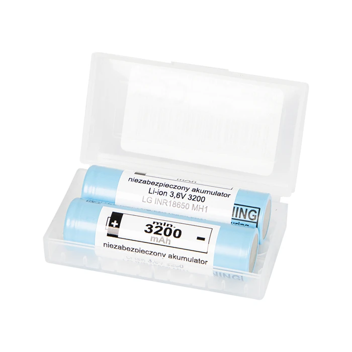 Battery 18650 li-ion 3200mAh 10A 2 pack LG