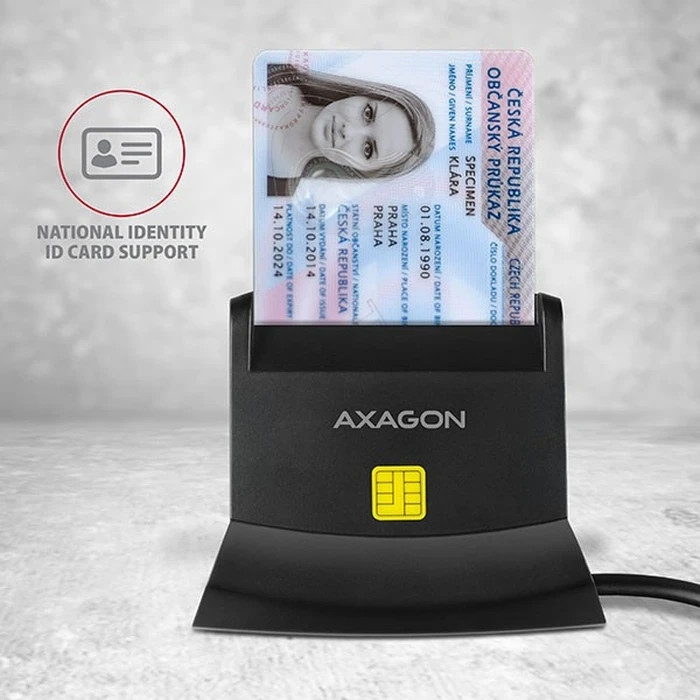 Card Reader Axagon Cre-Sm2 Usb + Sd/Microsd/Sim