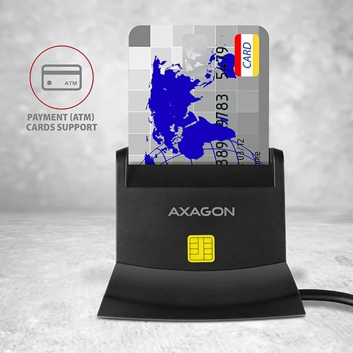 Card Reader Axagon Cre-Sm2 Usb + Sd/Microsd/Sim