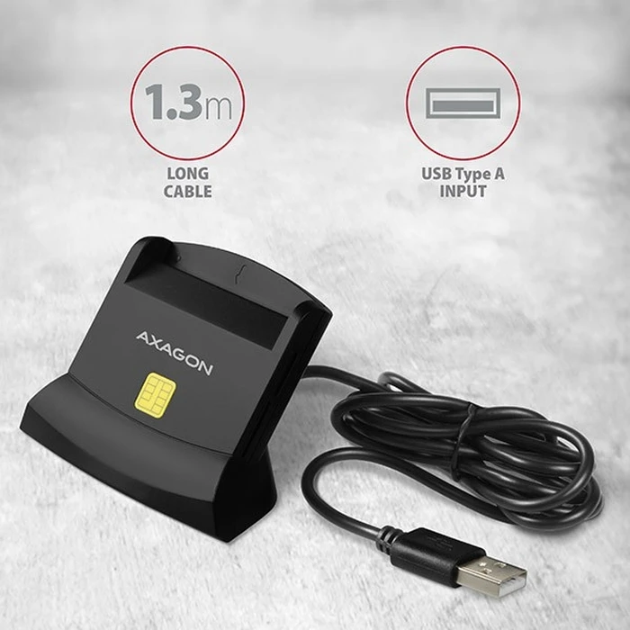 Card Reader Axagon Cre-Sm2 Usb + Sd/Microsd/Sim