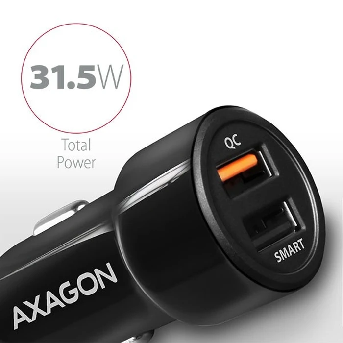 Φορτιστής Αυτοκινήτου Axagon Axagon Pwc-Qc5 31w 2x Port Usb-A