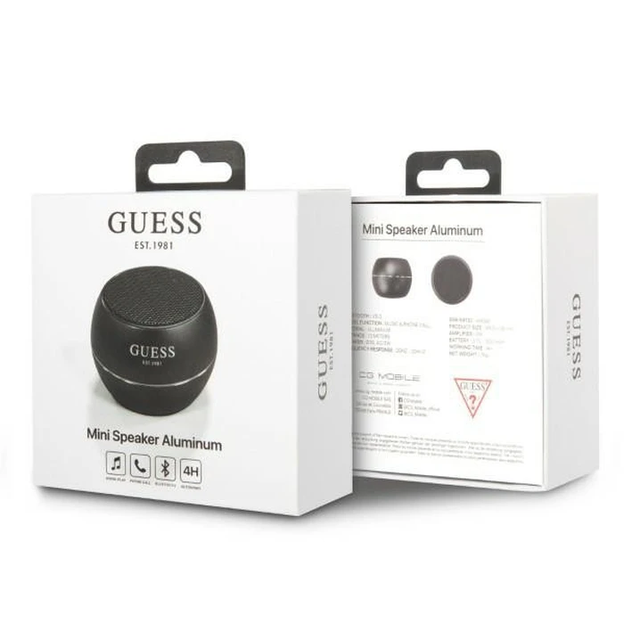 Bluetooth Speaker Guess GUWSALGEK Mini Speaker black