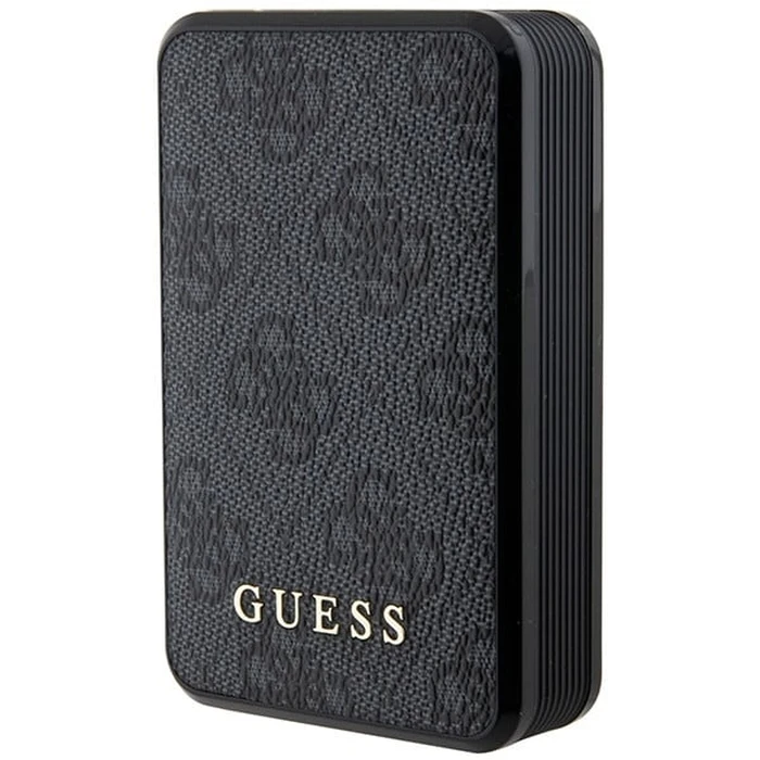 Powerbank Guess GUPB10DP4GEGK 10000mAh 18W 4G Leather Metal Logo black