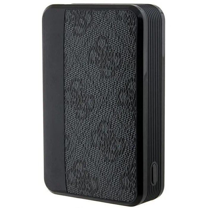 Powerbank Guess GUPB10DP4GEGK 10000mAh 18W 4G Leather Metal Logo black