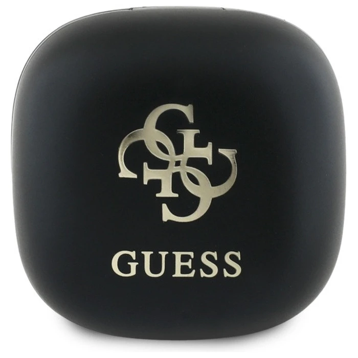 Wireless TWS in-ear headphones Guess GUTWSJ144ESK + docking station Iridescent 4G Printed Logo black