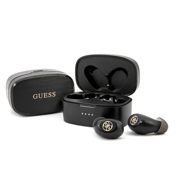 Wireless TWS in-ear headphones Guess GUTWSJL4GBK + docking station 4G black