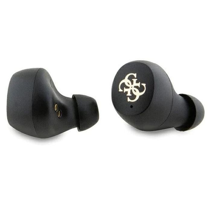 Wireless TWS in-ear headphones Guess GUTWSP4EGB + docking station ENC 4G Metal blue