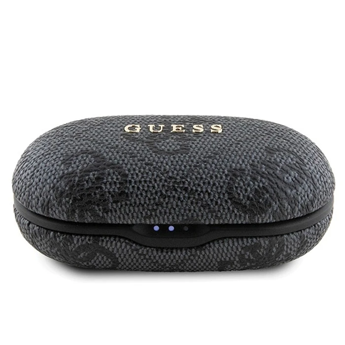 Wireless TWS in-ear headphones Guess GUTWSP4EGK + docking station ENC 4G Metal black