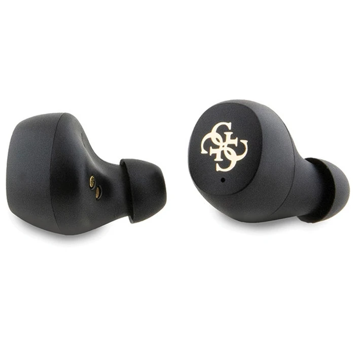 Wireless TWS in-ear headphones Guess GUTWSP4EGK + docking station ENC 4G Metal black