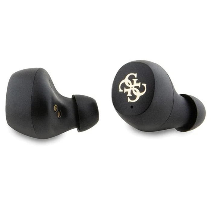 Wireless TWS in-ear headphones Guess GUTWSP4EGW + docking station ENC 4G Metal brown