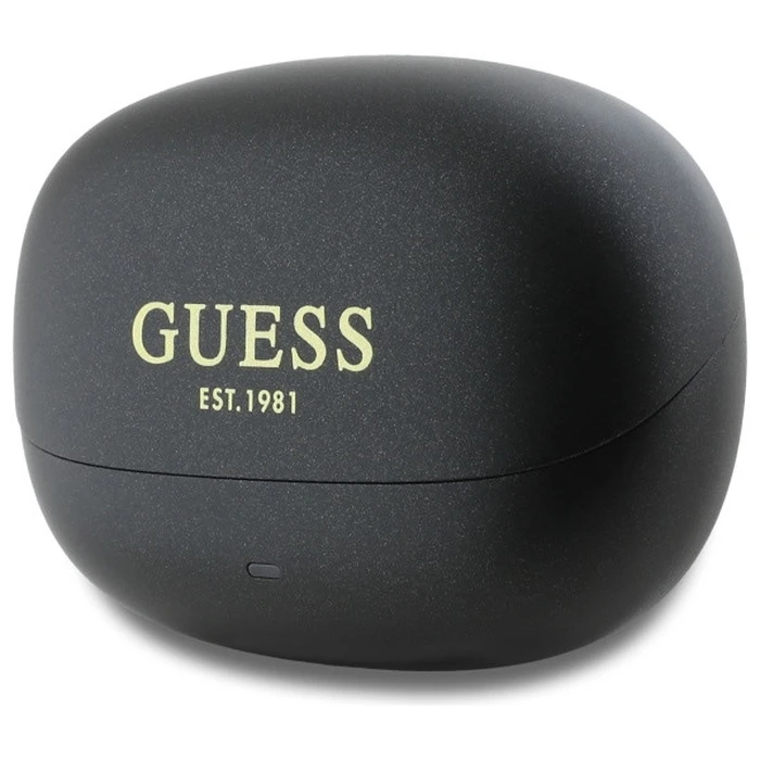Wireless TWS in-ear headphones Guess GUTWST88MCTGK TWS + docking station Capsule Printed Logo black