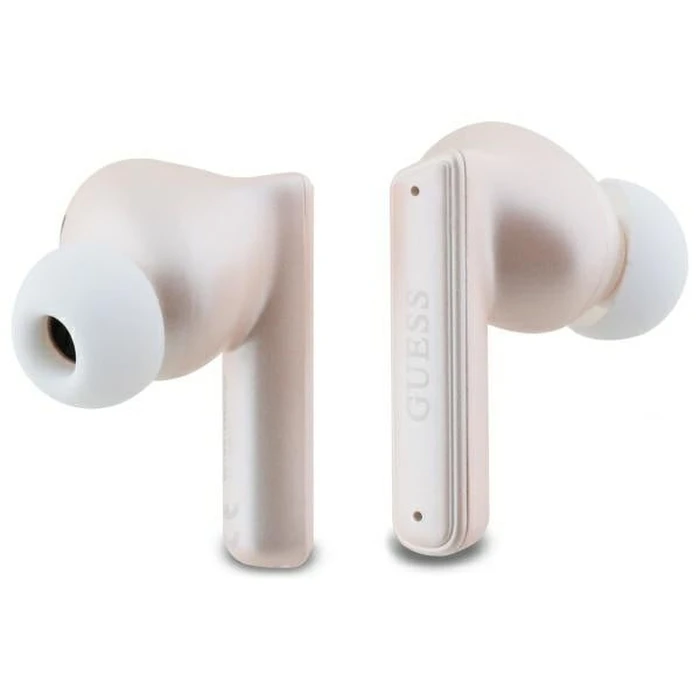 Wireless TWS in-ear headphones Guess GUTWST88MCTGP TWS + docking station Capsule Printed Logo pink