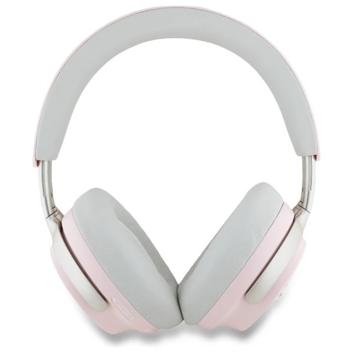 Wireless over-ear headphones Guess ANC/ENC GUBHC22PSBCSMP DB Metal Script Logo pink