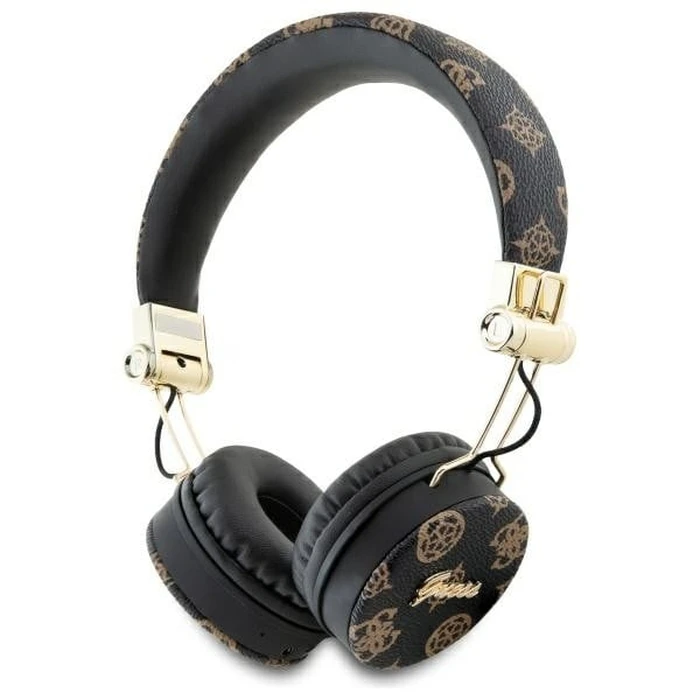 Wireless over-ear headphones Guess ENC GUBH70EPOSMK Peony Script Round Shape black