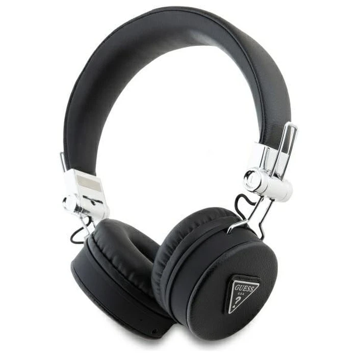 Wireless over-ear headphones Guess ENC GUBH70PGTSPSK Grained Classic Round Shape black