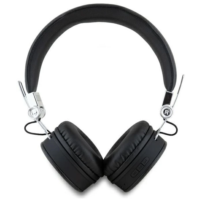 Wireless over-ear headphones Guess ENC GUBH70PGTSPSK Grained Classic Round Shape black