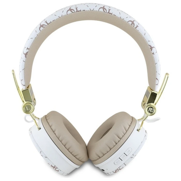 Wireless over-ear headphones Guess ENC GUBH70E4PTMH 4G Triangle Round Shape white