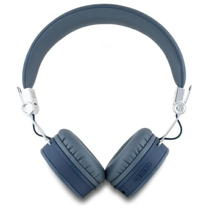 Wireless over-ear headphones Guess ENC GUBH70PGTSPSB Grained Classic Round Shape blue
