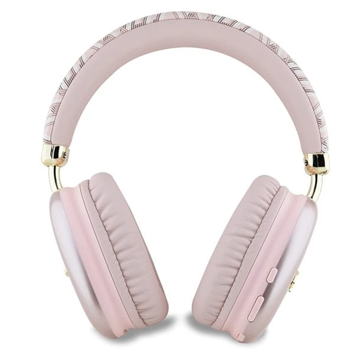 Wireless over-ear headphones Guess GUBHK1GCTCSP Gcube Metallic Script Logo pink