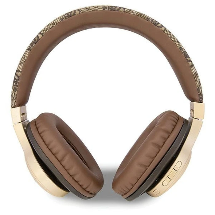 Wireless over-ear headphones Guess GUBH604GEMW 4G Script brown