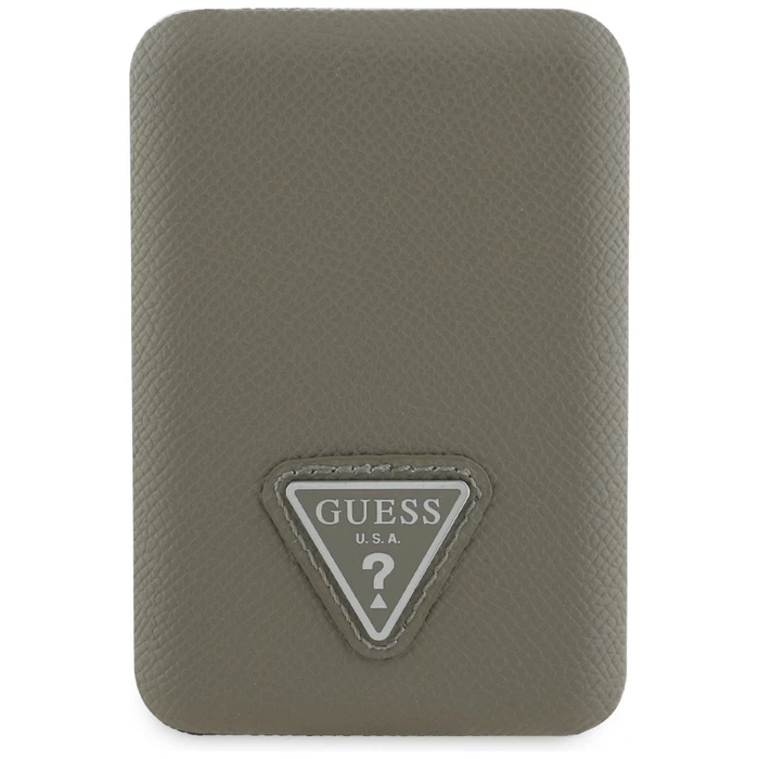 Induction Powerbank Guess Grained Triangle 5000mAh 15W USB-C MagSafe brown