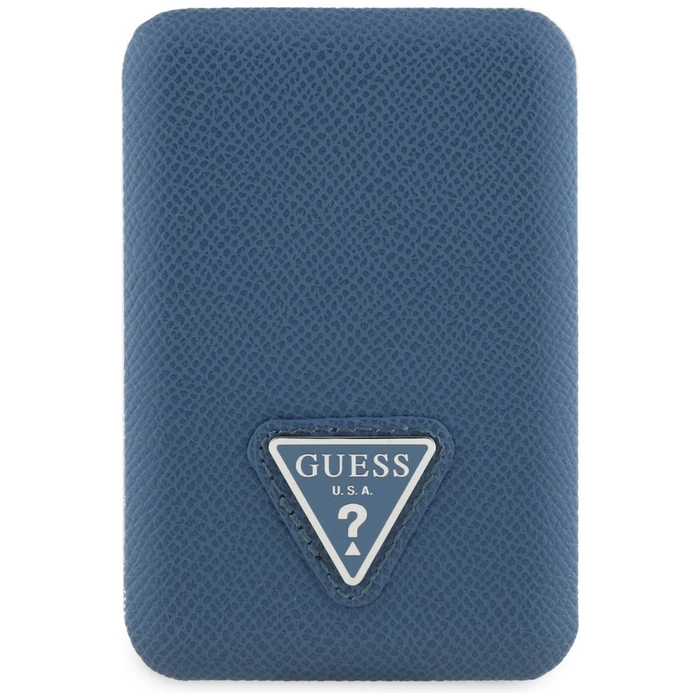 Induction Powerbank Guess Grained Triangle 5000mAh 15W USB-C MagSafe blue