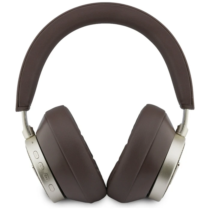 Wireless over-ear headphones Guess 4G Triangle Logo ENC brown