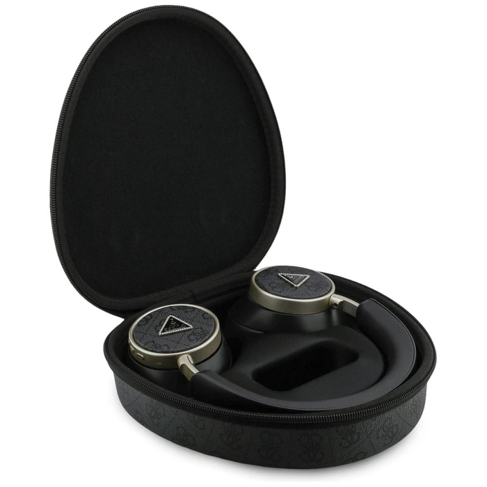 Wireless over-ear headphones Guess 4G Triangle Logo ENC black