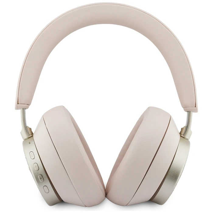 Wireless over-ear headphones Guess 4G Triangle Logo ENC pink