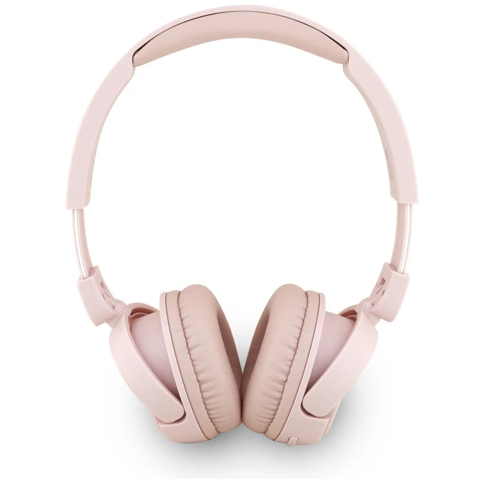 Wireless over-ear headphones Guess Metal Logo Script pink