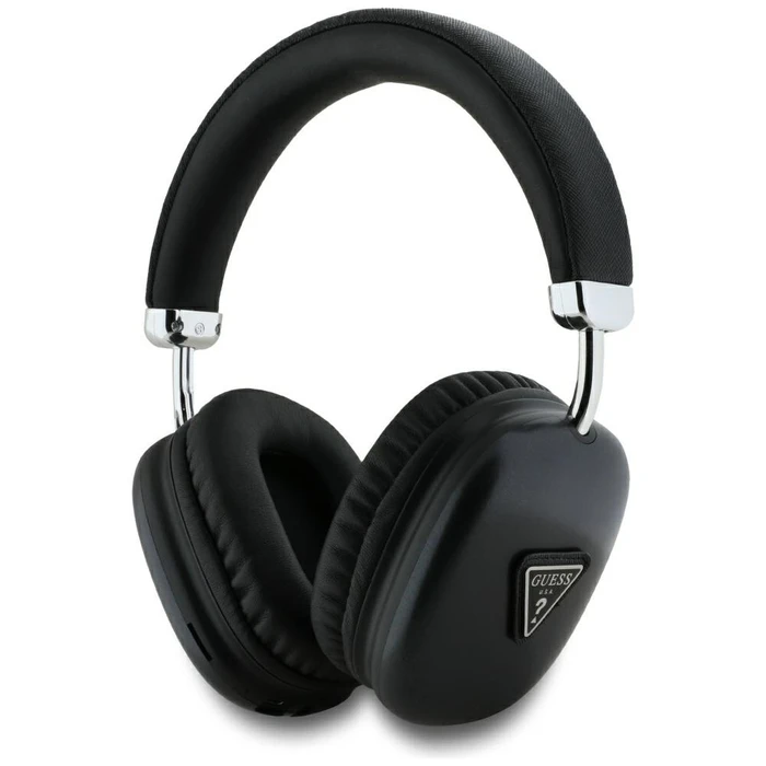 Wireless over-ear headphones Guess Metallic Triangle Logo black