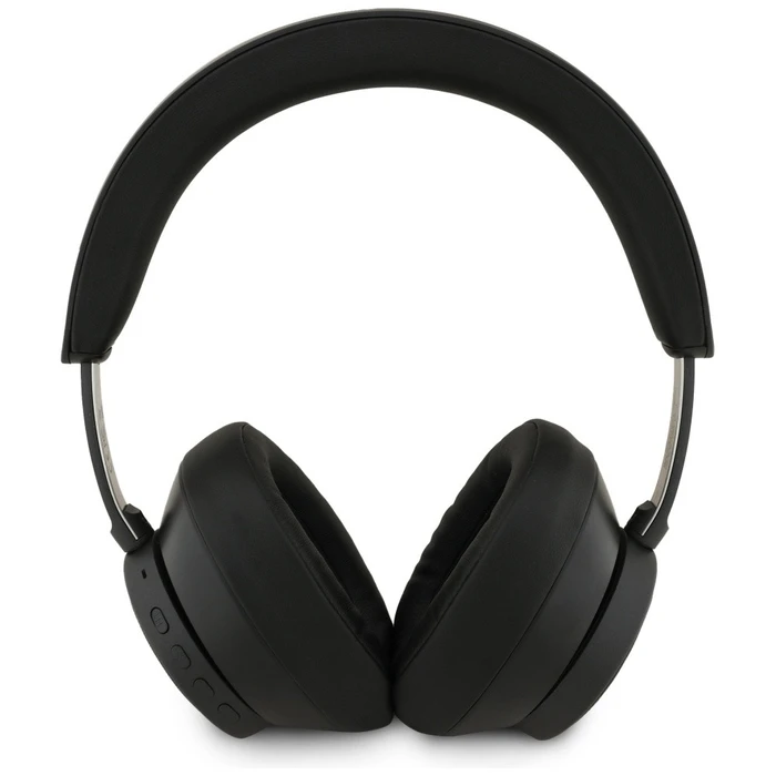 Wireless over-ear headphones Guess ENC Saffiano Triangle Logo black