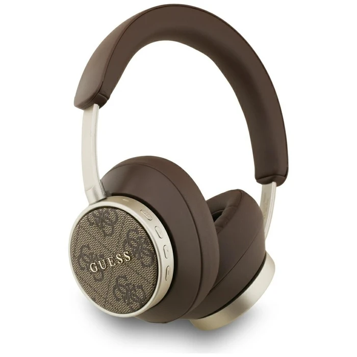 Wireless over-ear headphones Guess ENC 4G Classic Logo brown
