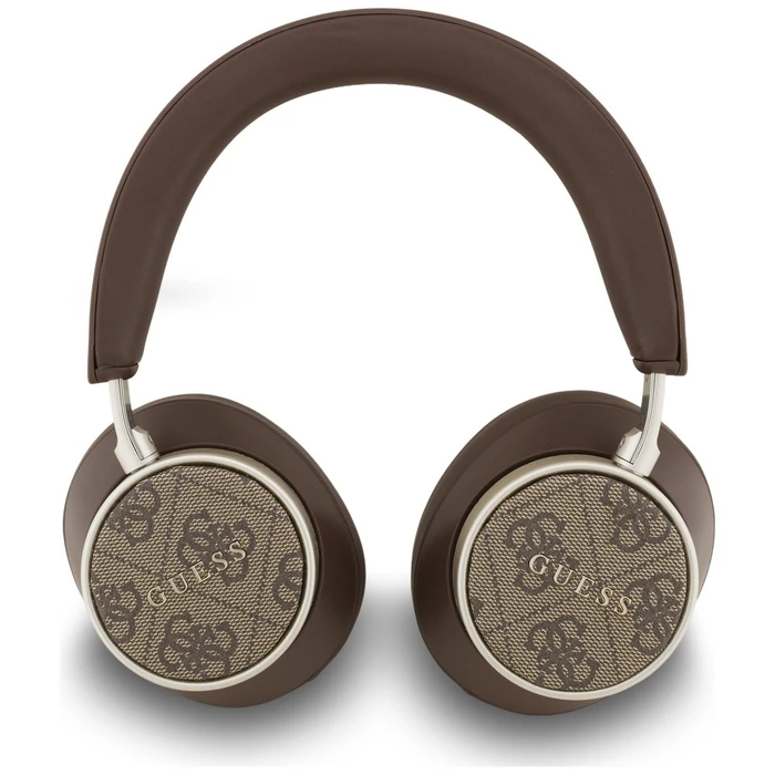 Wireless over-ear headphones Guess ENC 4G Classic Logo brown