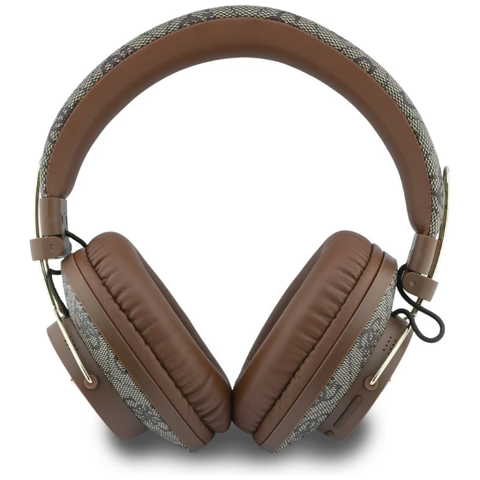 Wireless over-ear headphones Guess Triangle Logo ENC brown