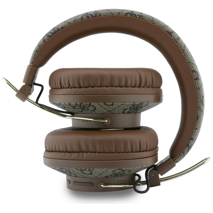Wireless over-ear headphones Guess Triangle Logo ENC brown