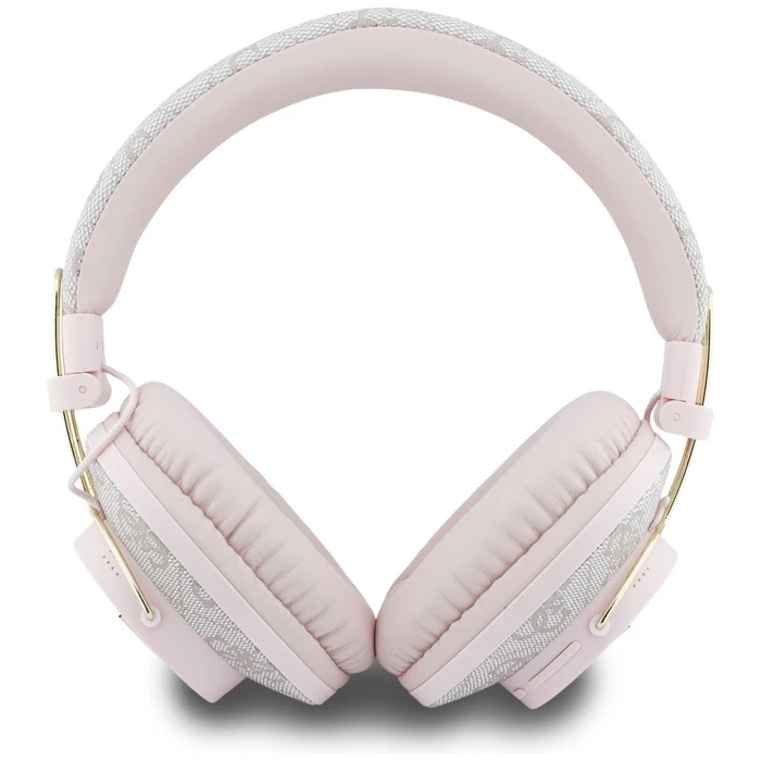 Wireless over-ear headphones Guess Triangle Logo ENC pink