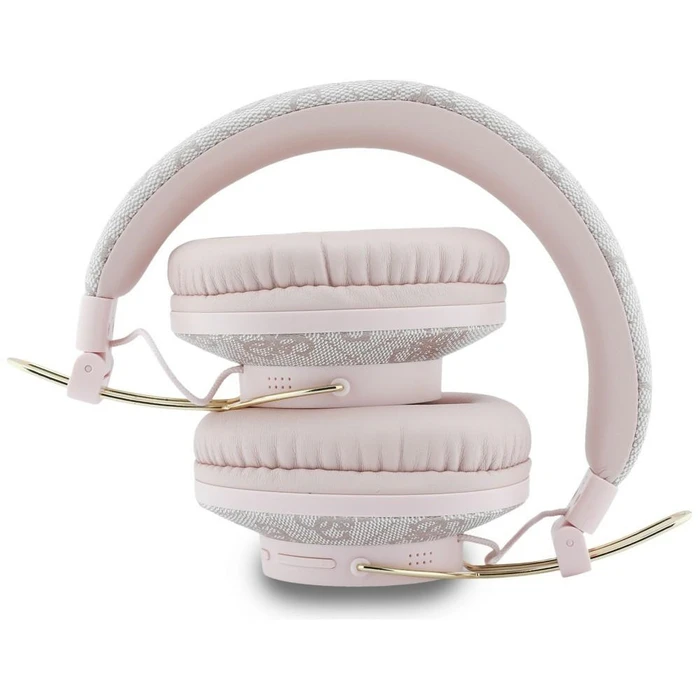 Wireless over-ear headphones Guess Triangle Logo ENC pink
