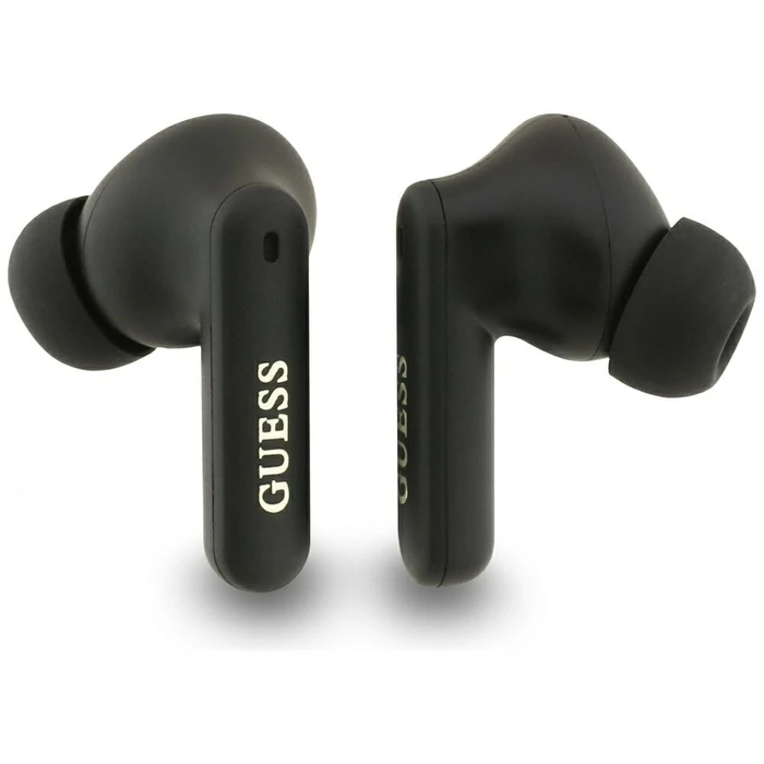 Wireless TWS in-ear headphones ENC Guess 4G Classic Metal Logo black