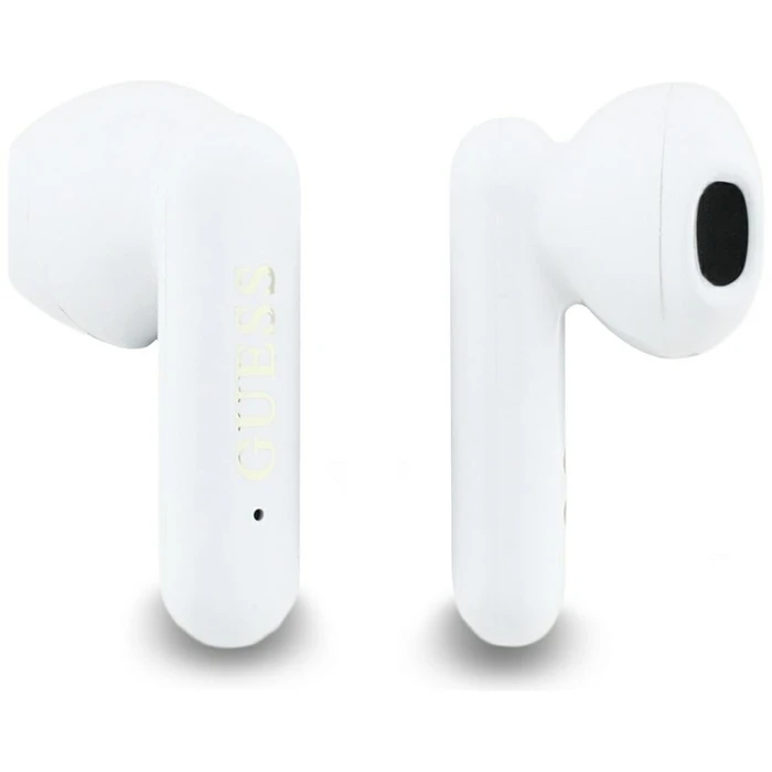 Wireless TWS in-ear headphones Guess 4G Metal Logo white