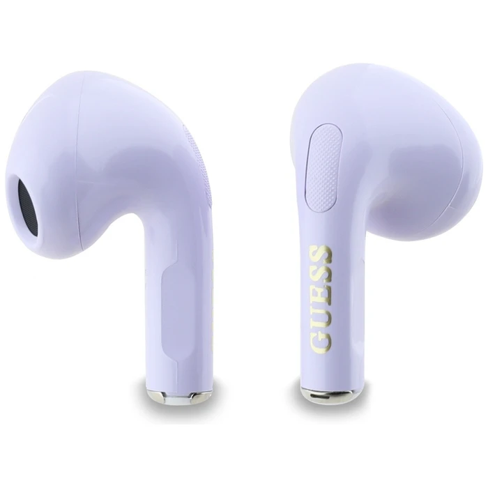 Wireless TWS in-ear headphones Guess Glossy Effect Printed Classic Logo & Charm lavender