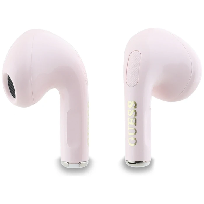 Wireless TWS in-ear headphones Guess Glossy Effect Printed Classic Logo & Charm pink