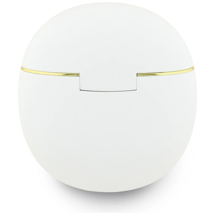 Wireless TWS in-ear headphones Guess Gold Line Triangle white