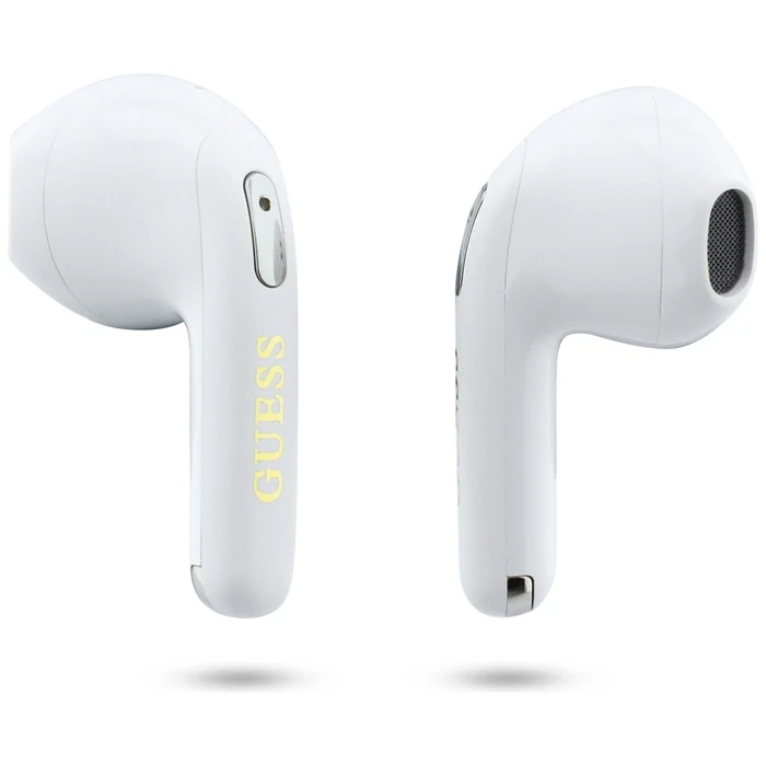 Wireless TWS in-ear headphones Guess Gold Line Triangle white