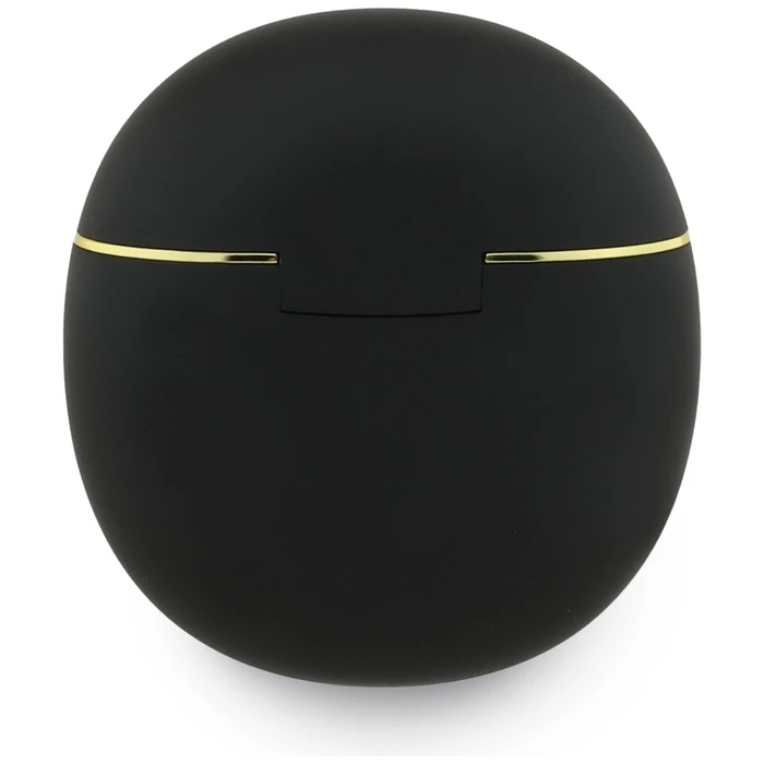 Wireless TWS in-ear headphones Guess Gold Line Triangle black
