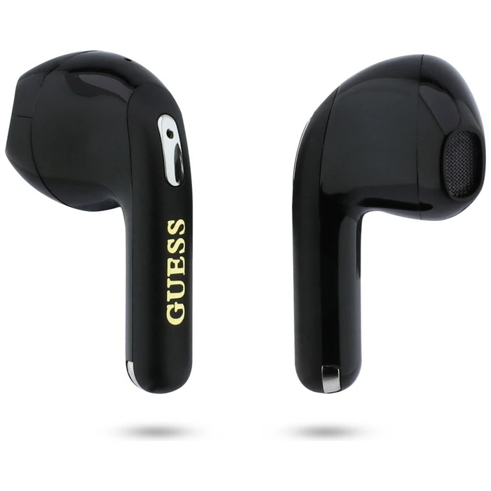 Wireless TWS in-ear headphones Guess Gold Line Triangle black