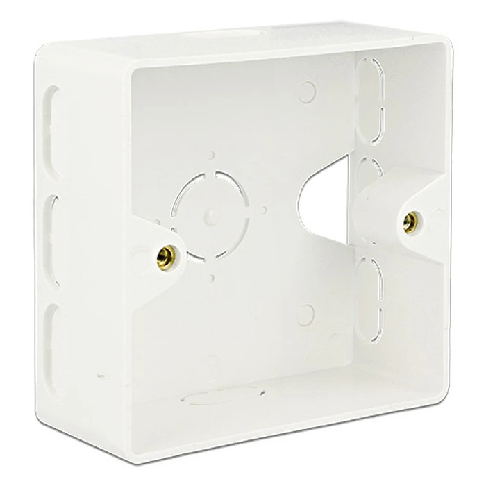 Οπίσθιο κουτί DeLOCK για Keystone πρίζα τοίχου 86128, λευκό