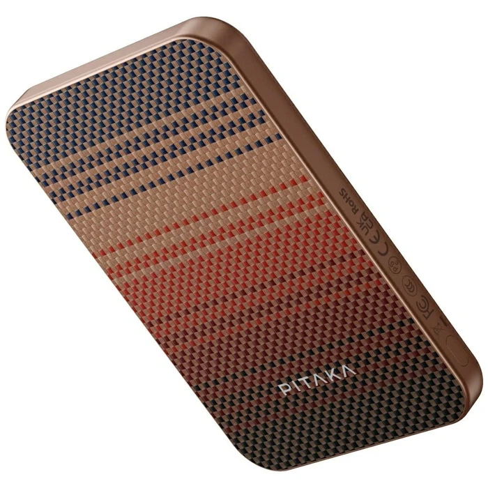 PITAKA Aramid Fiber Powerbank 5000mAh Qi2 MagSafe sunset