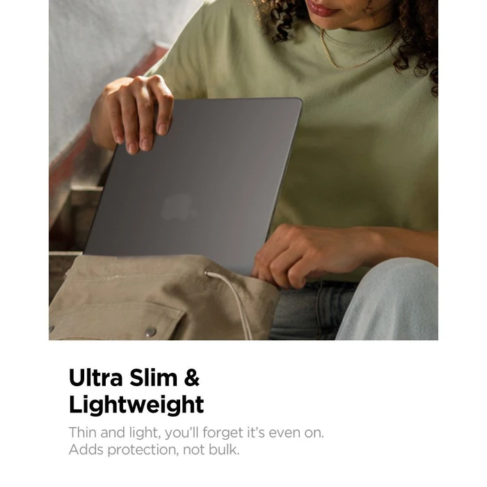 Spigen AirSkin Apple MacBook Air 13 (M2/M3/M4/M5) Frost Black