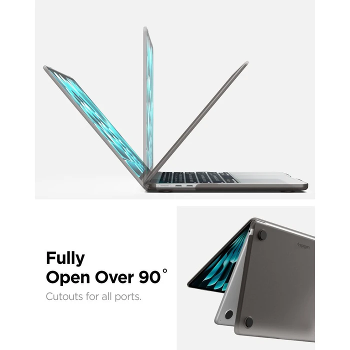 Spigen AirSkin Apple MacBook Air 13 (M2/M3/M4/M5) Frost Black